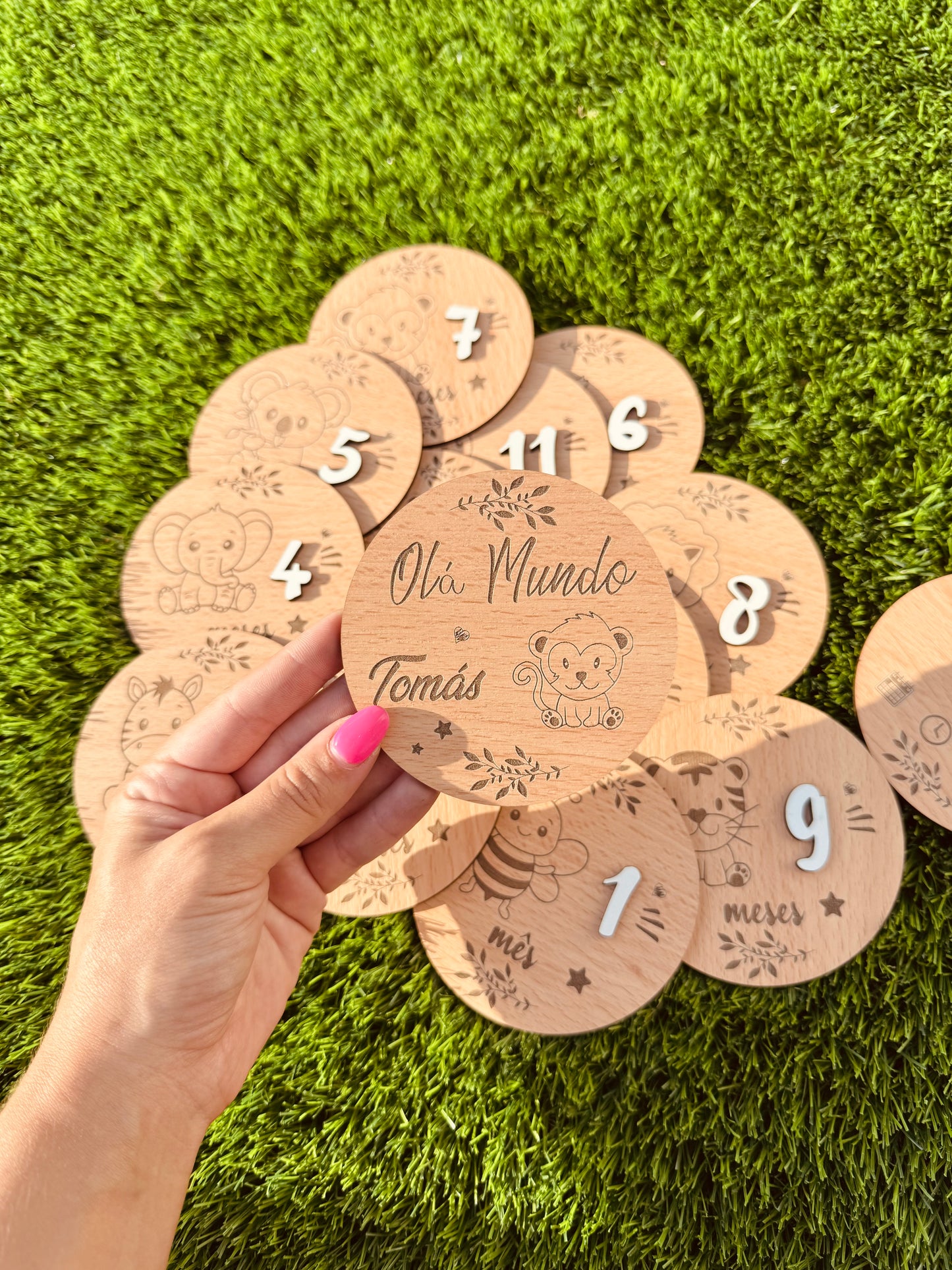 Milestones "A Selva" com Relevo