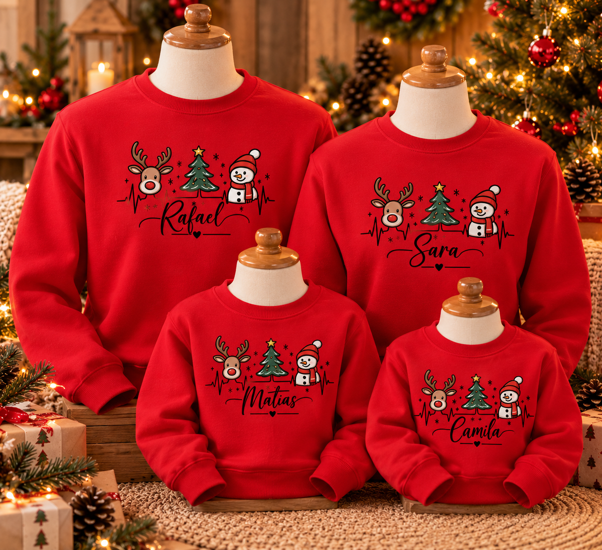 Camisola Natal sem carapuço Ref.1 | ADULTO