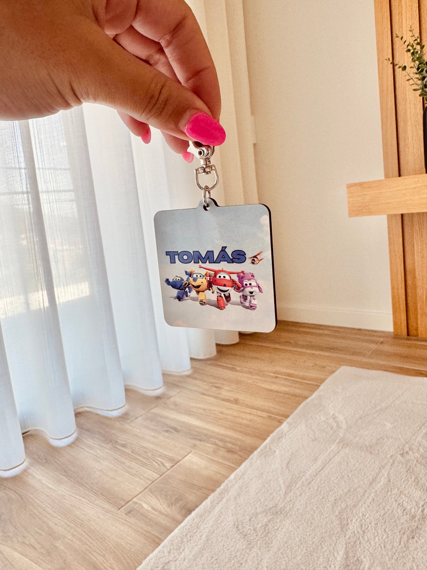 Identificadores mochila "Super Wings"