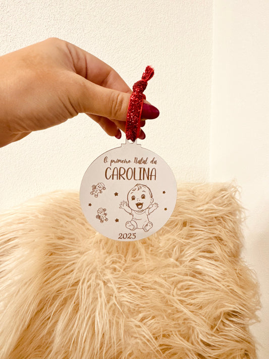 Bola de Natal "O meu primeiro Natal"