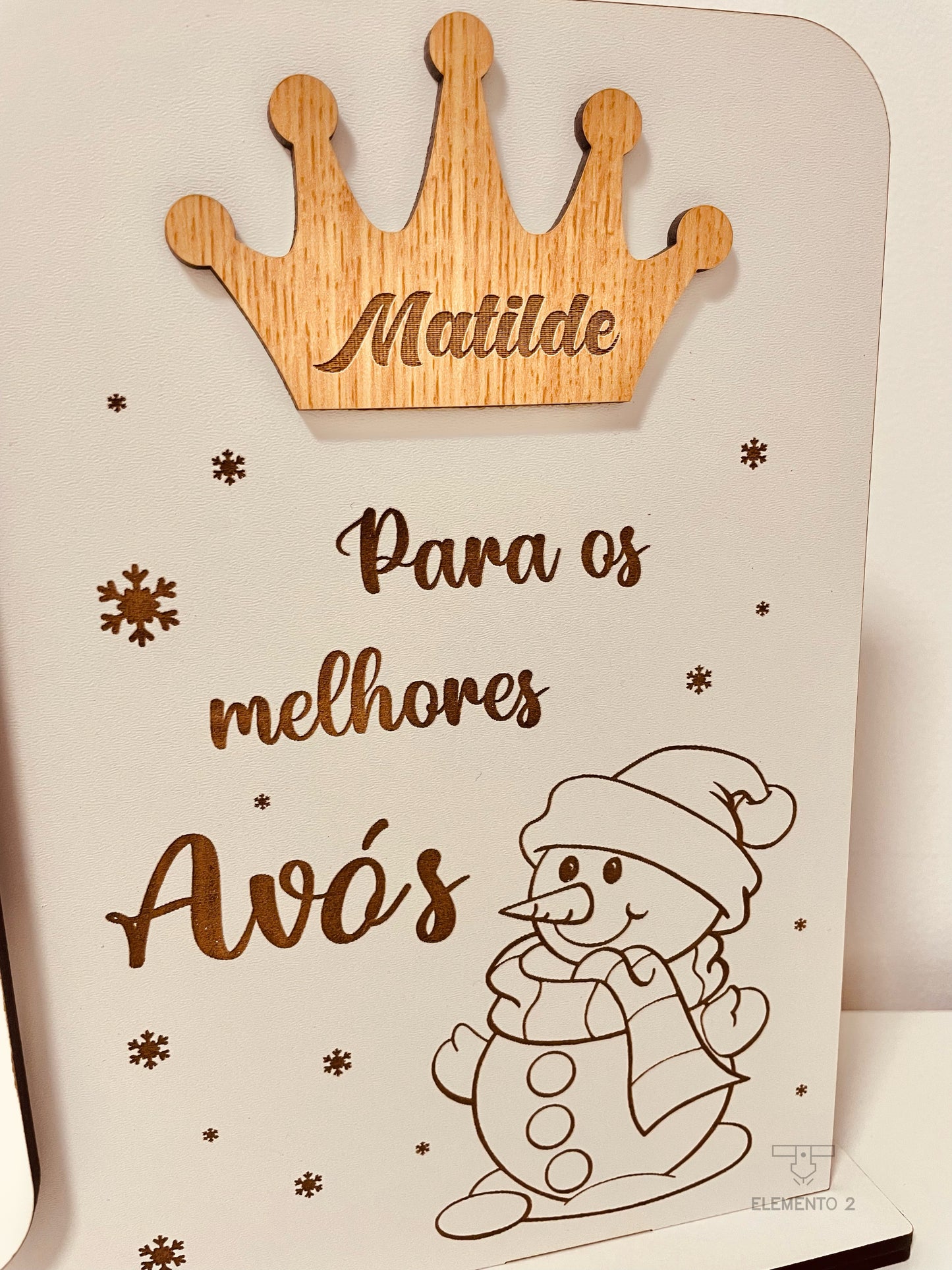 Quadro "Para os melhores avós"