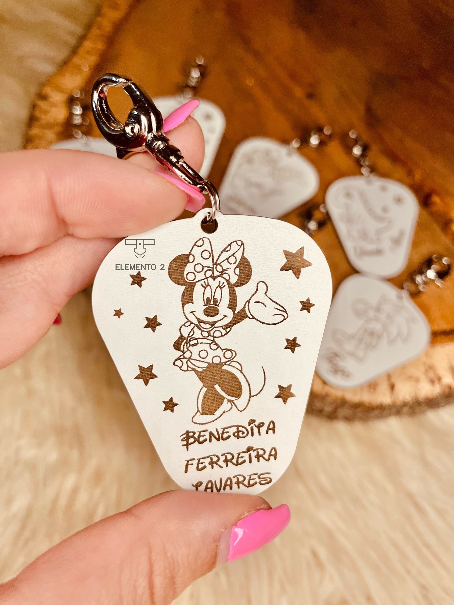 Identificadores mochila "Minnie"