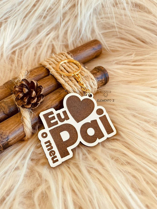 Porta-chaves “Eu amo o meu Pai"