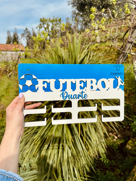 Suporte de medalhas "Futebol"