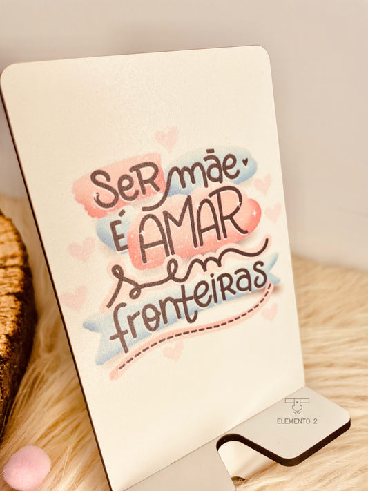 Suporte de telemóvel "Ser mãe"