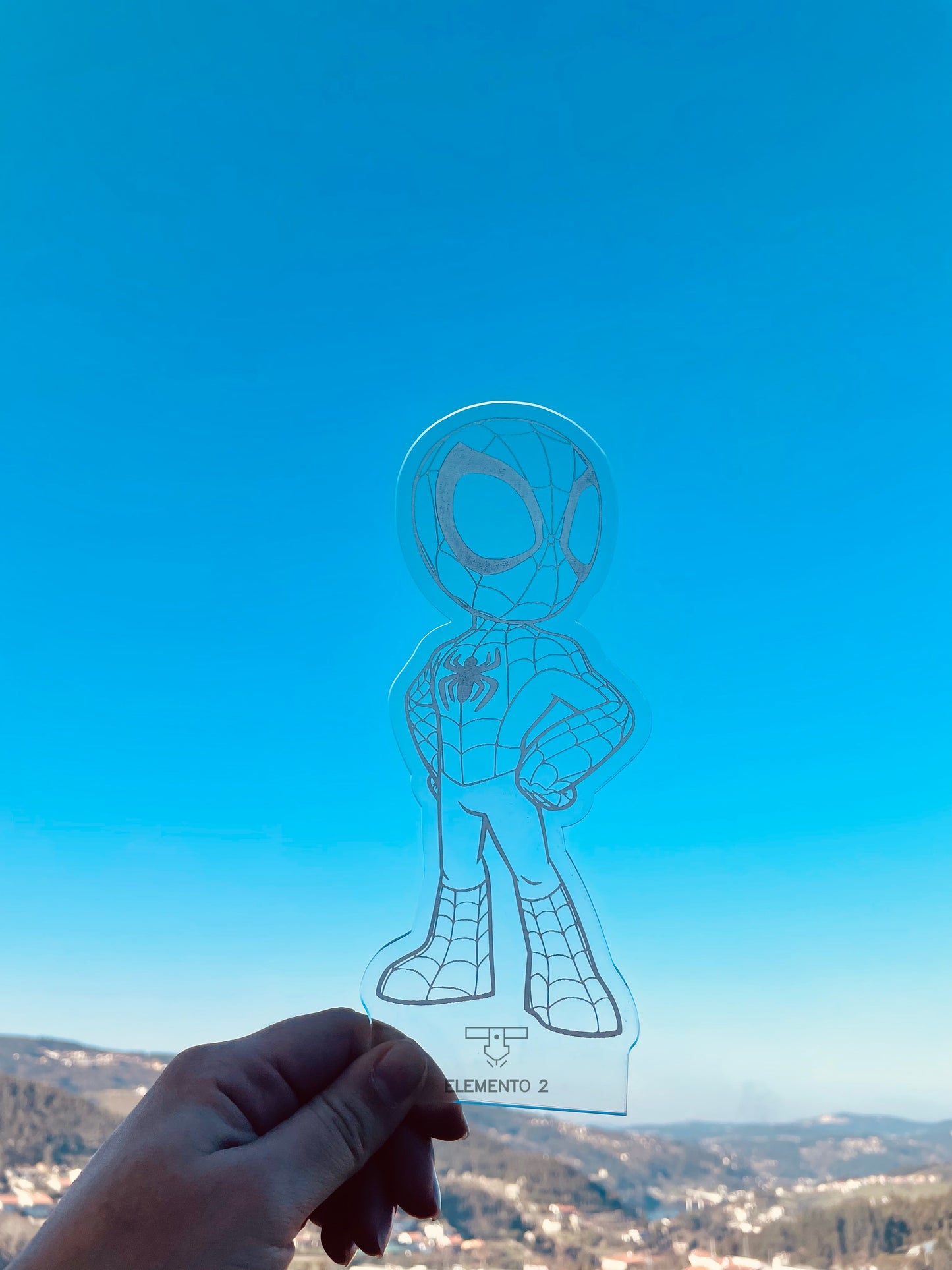 Base LED “Homem Aranha”