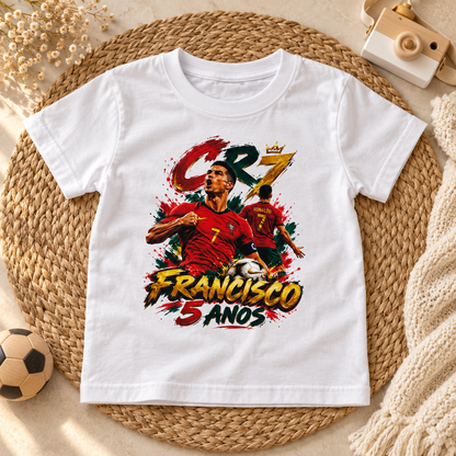 T-shirt personalizada "Aniversário"