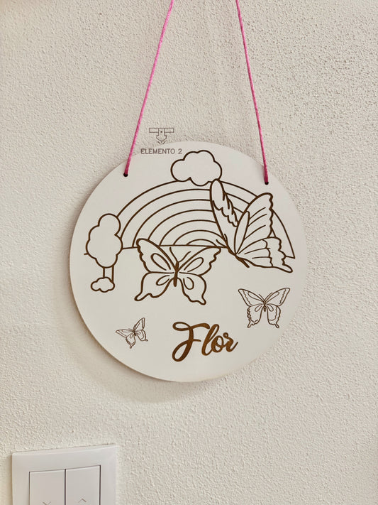 Decoração de quarto "Borboletas"
