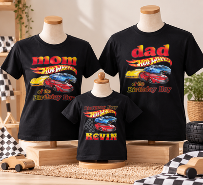 T-shirt personalizada "Hot Whels"
