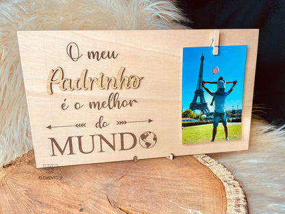 Quadro com mola para foto