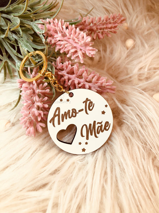 Porta-chaves “Amo-te Mãe”