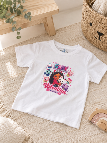 T-shirt personalizada "Aniversário"