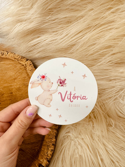 Placa “A Vitória Chegou”