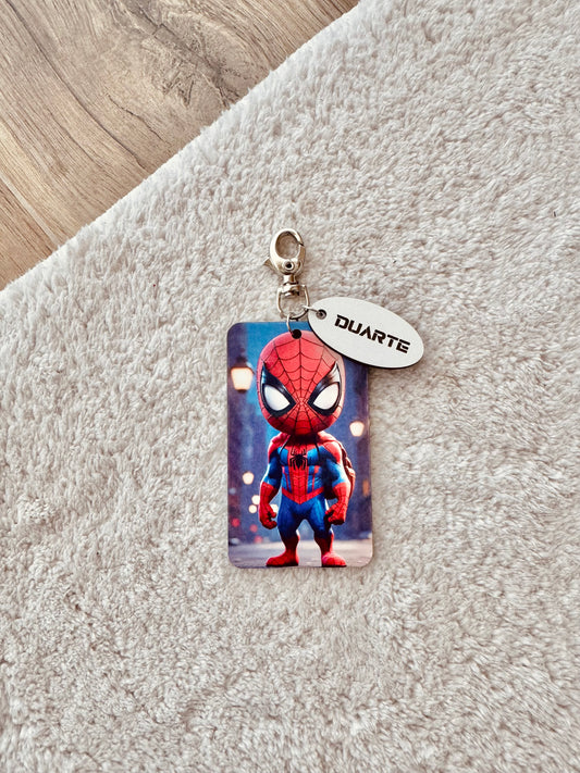 Identificadores mochila "Homem Aranha"
