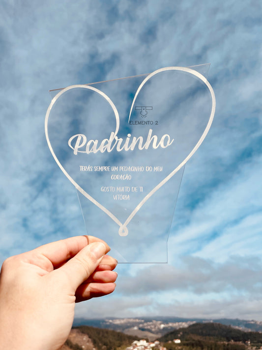 Base LED “Madrinha/Padrinho/Padrinhos”