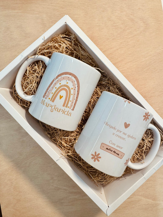 Caneca “Obrigado por me ajudares a crescer"