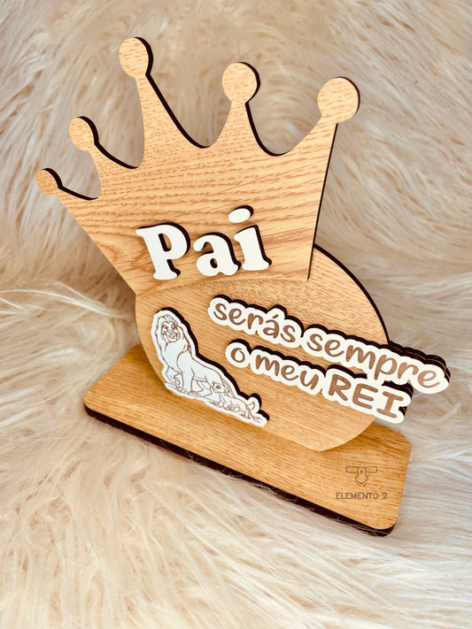 Decoração coroa "Rei Leão"
