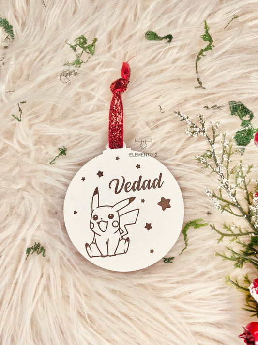 Bola de Natal "Pikachu"