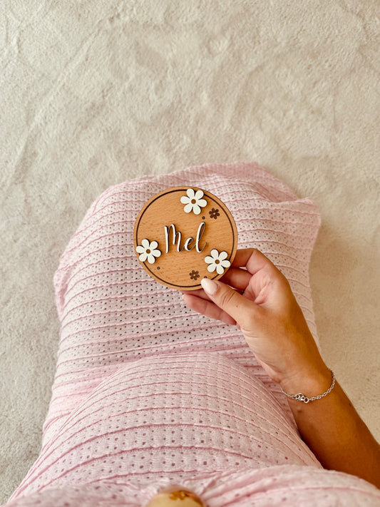 Milestones "Flores" com Relevo