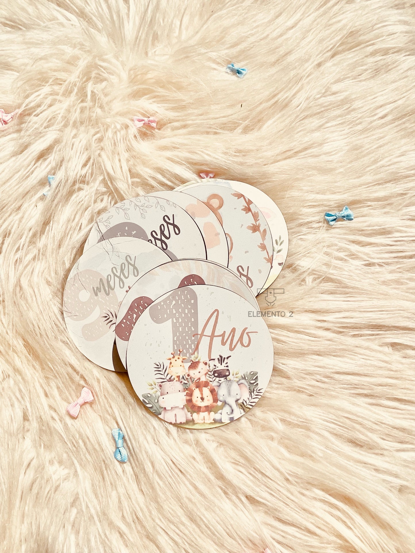 Milestones "Animais da selva"