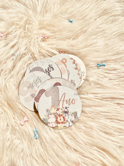 Milestones "Animais da selva"