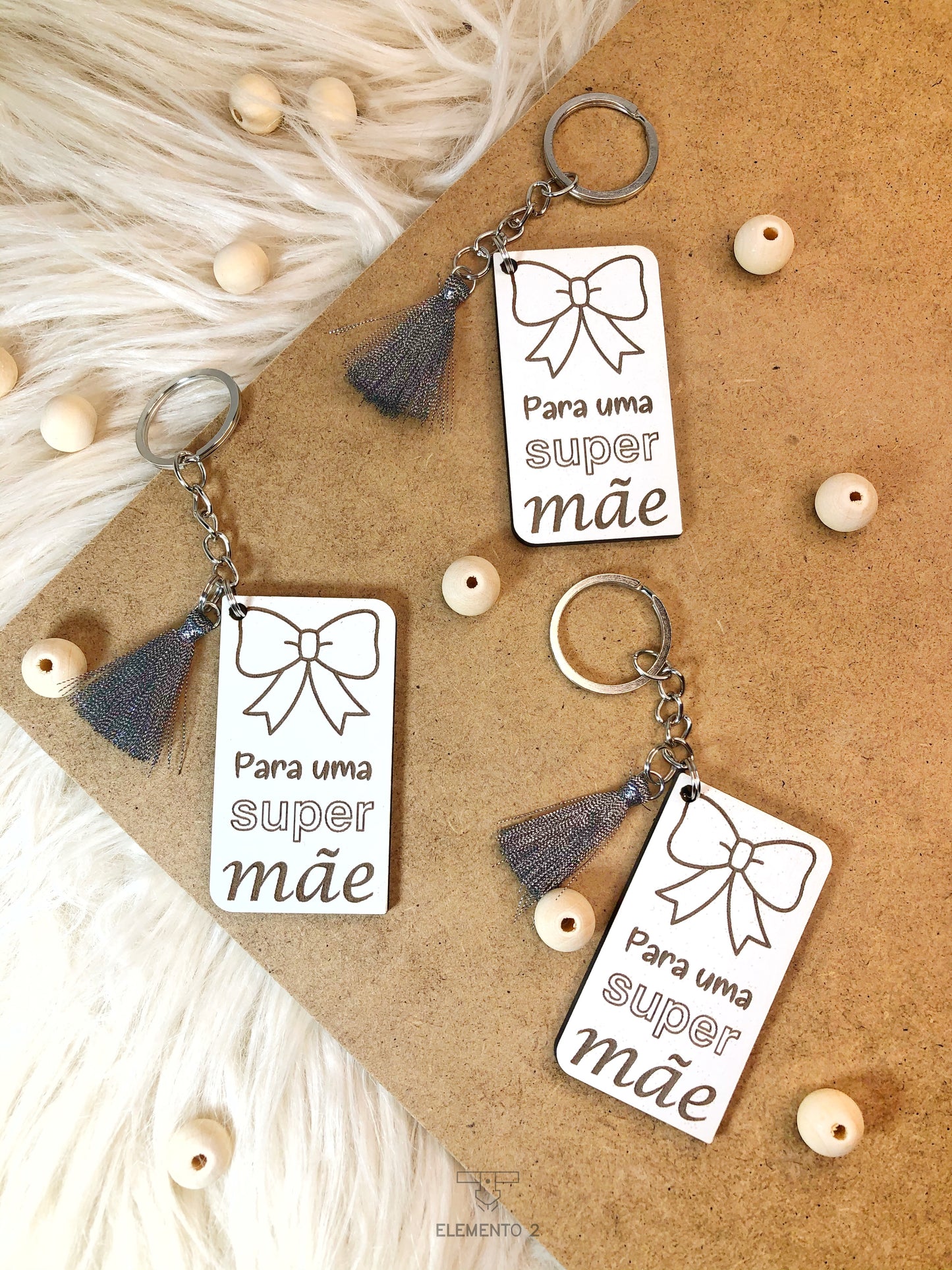 Porta-chaves “Para uma Super Mãe”