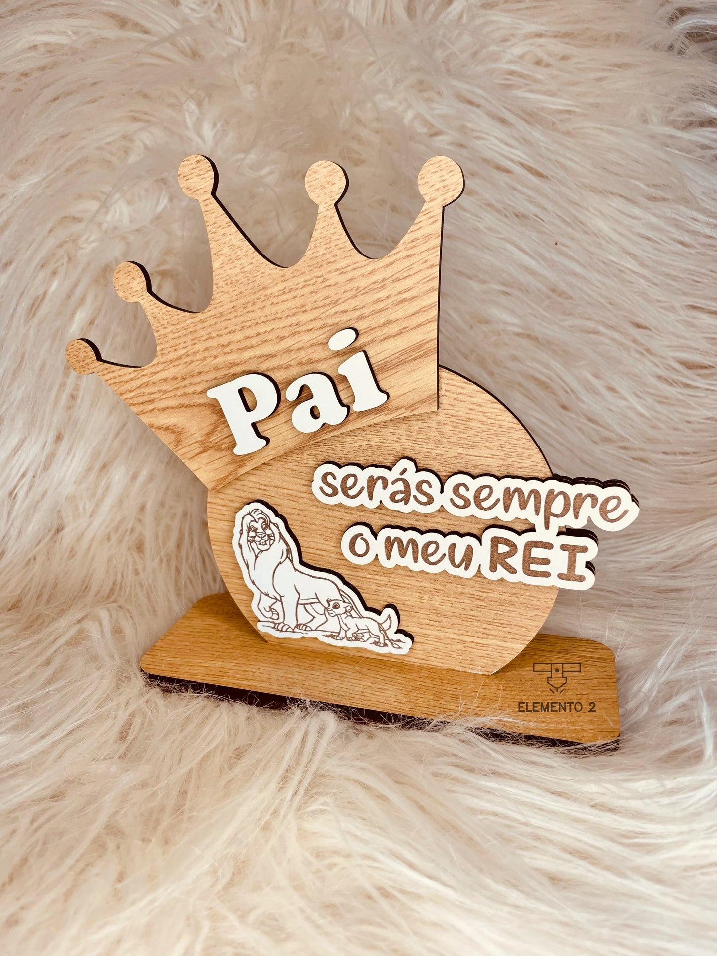 Decoração coroa "Rei Leão"