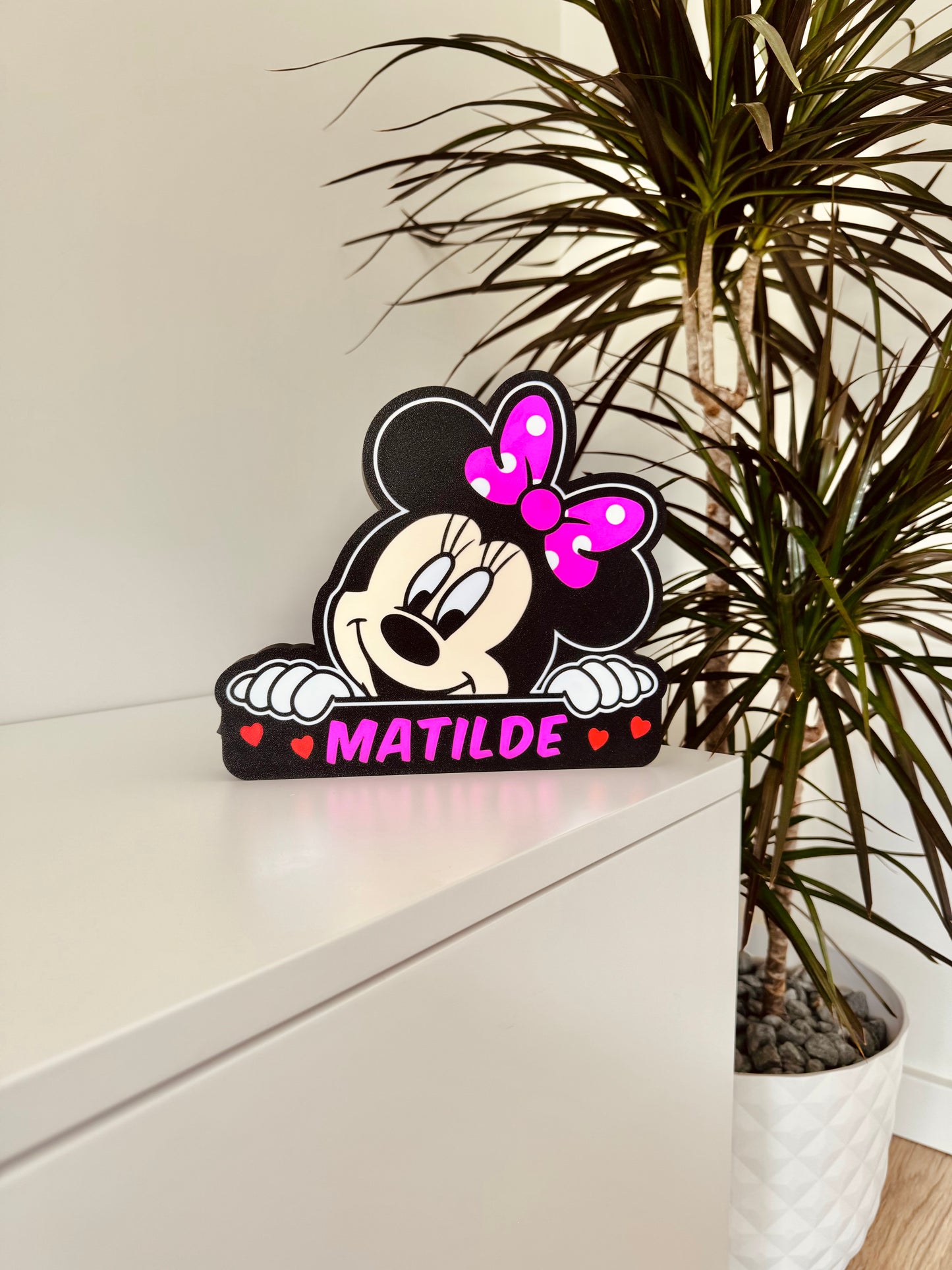 Luminária 3D "Minnie"