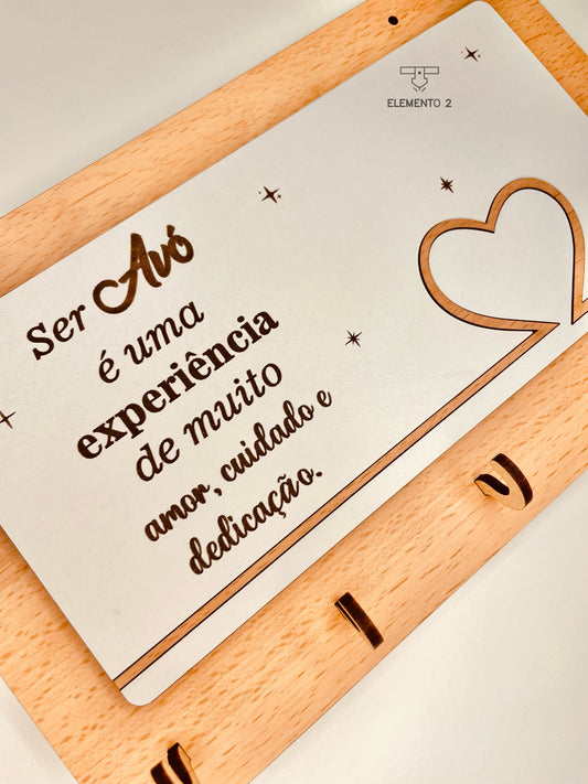 Chaveiro "Ser avó é…"