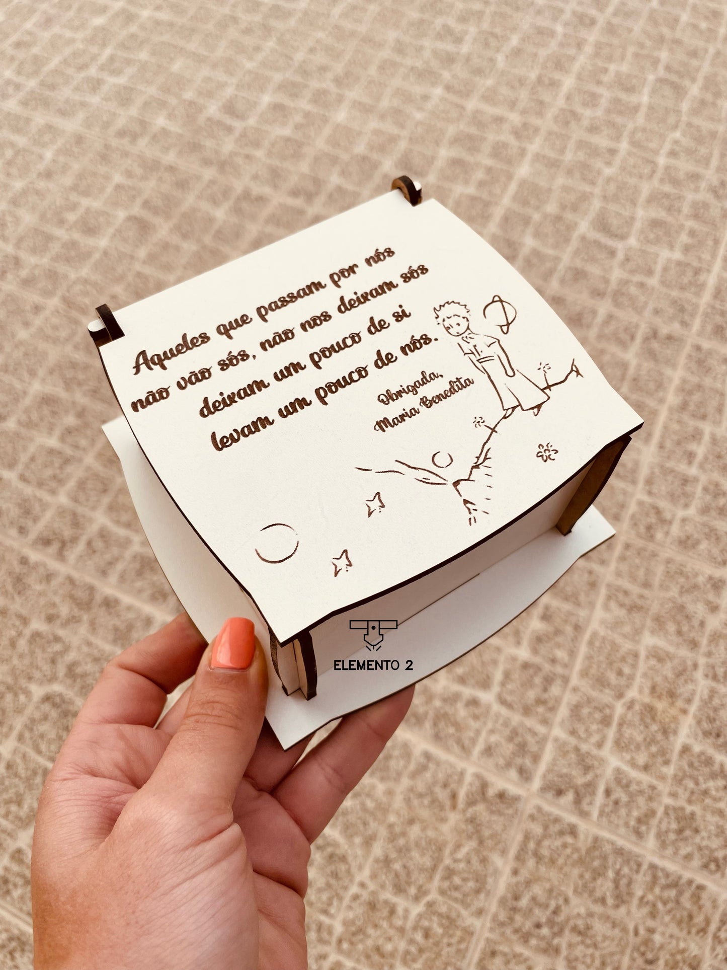 Caixa Personalizada para professor "Principezinho"