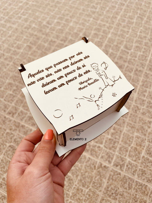 Caixa Personalizada para professor "Principezinho"