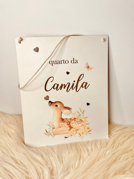 Decoração de quarto "veado"