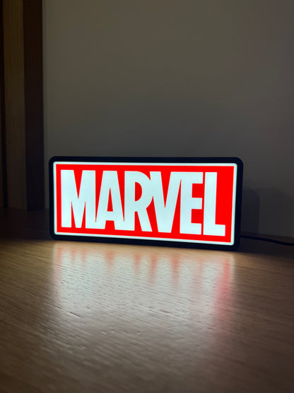 Luminária 3D "Marvel"