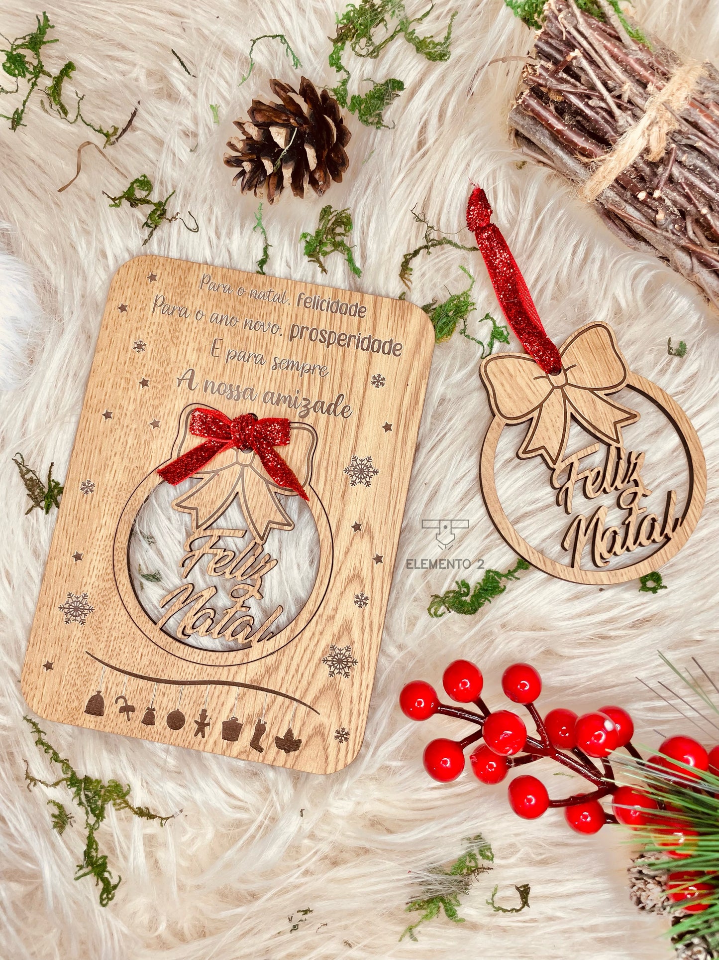 Postal “Feliz Natal”
