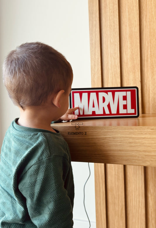 Luminária 3D "Marvel"