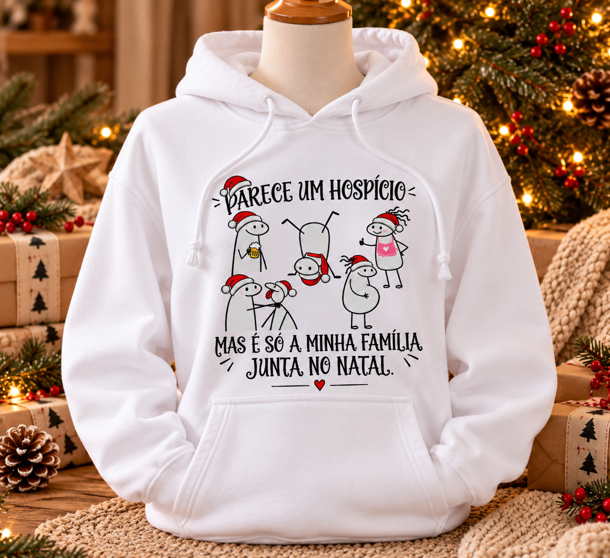 Camisola Natal com carapuço | CRIANÇA