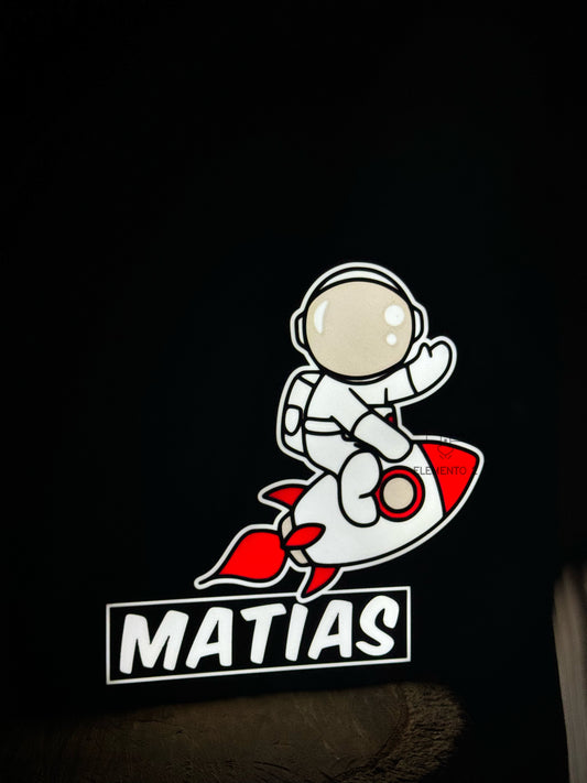Luminária 3D "Astronauta"