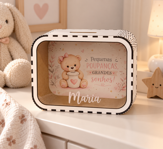 Mealheiro menina | PEQUENAS POUPANÇAS, GRANDES SONHOS
