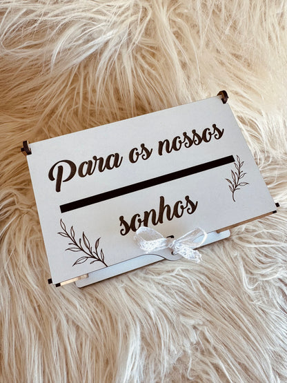 Caixa envelopes “Para os nossos sonhos”