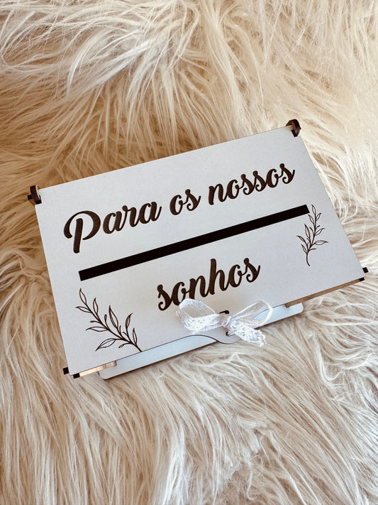Caixa envelopes “Para os nossos sonhos”
