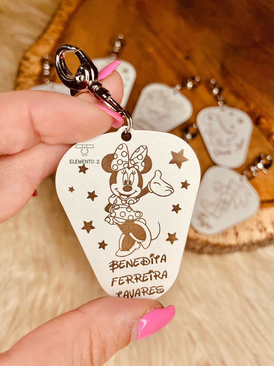 Identificadores mochila "Minnie"