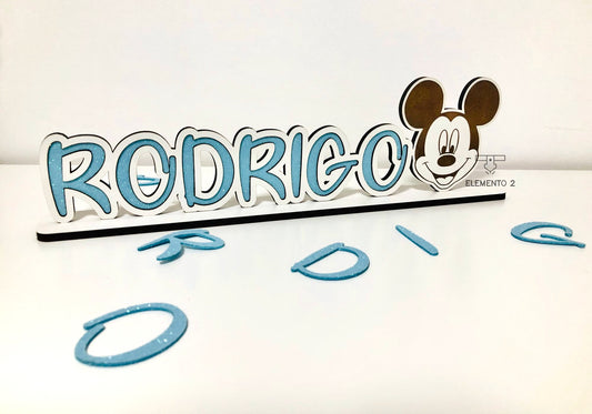 Nomes com cor "Mickey"