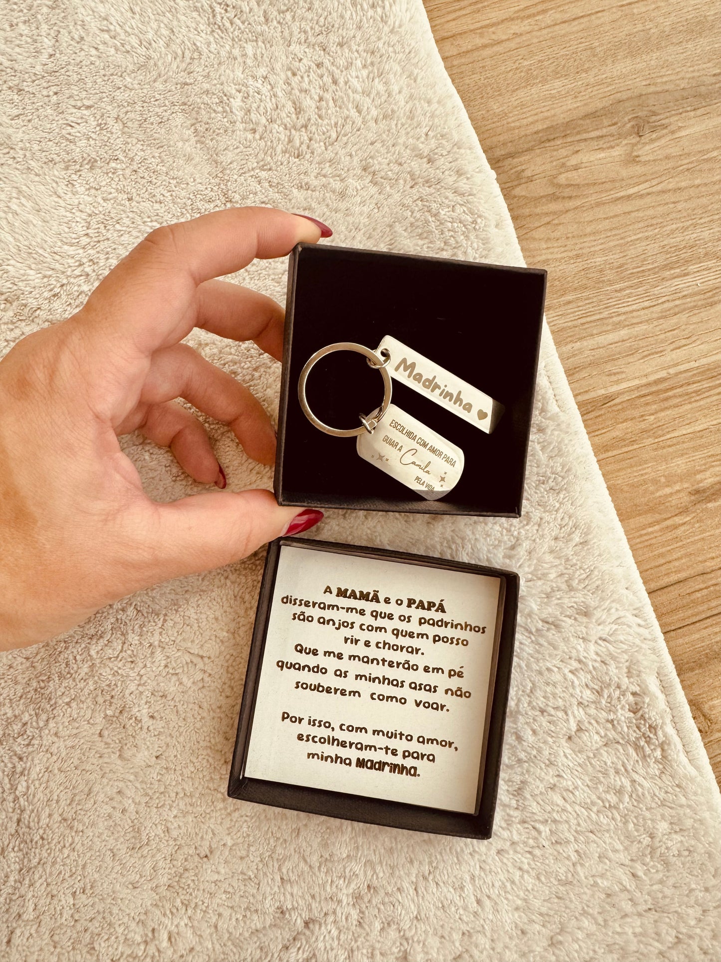 ÂNCORA - PORTA-CHAVES | PEDIDO MADRINHA