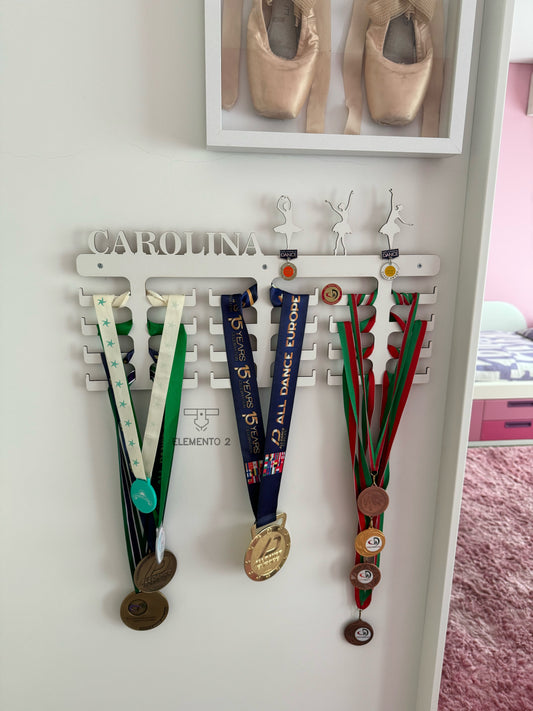 Suporte de medalhas "Bailarina"