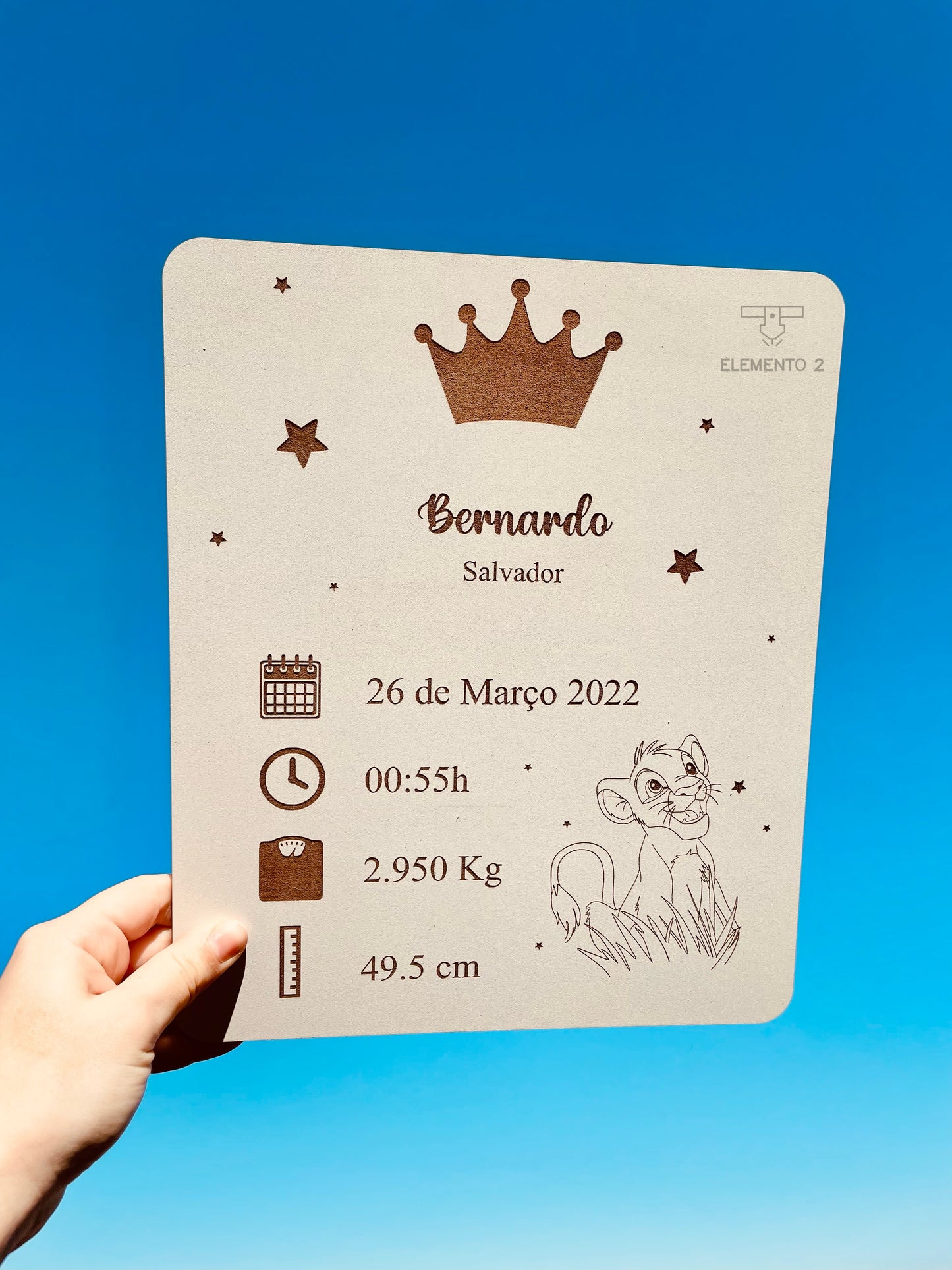 Quadro Nascimento "Coroa"