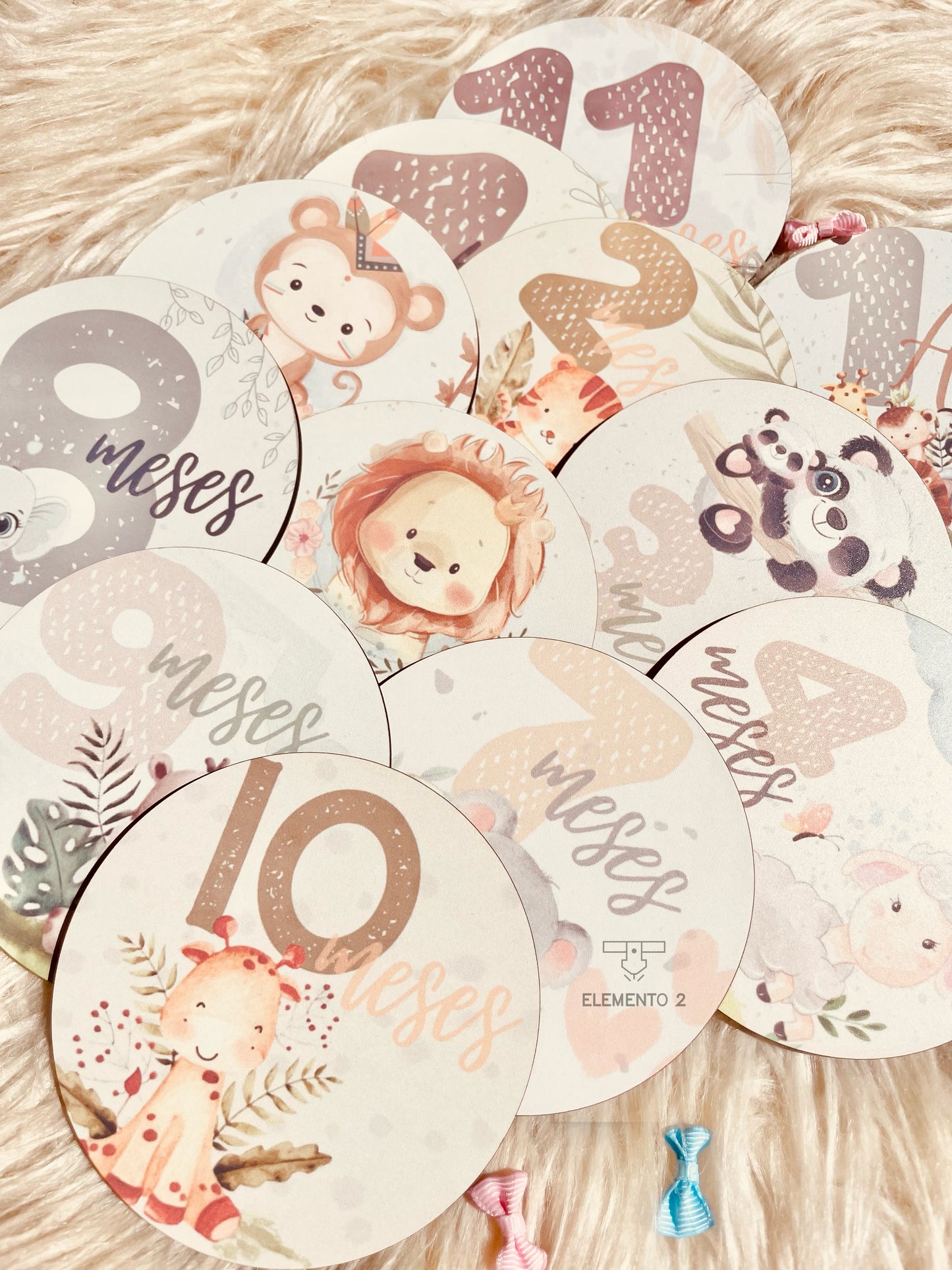 Milestones "Animais da selva"