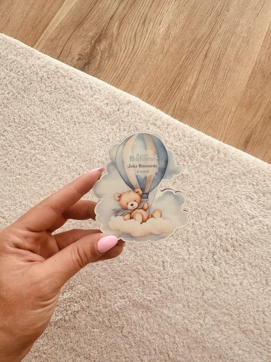 Lembrança íman "Ursinho com balão"