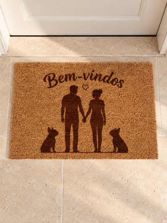 Tapete "Bem-vindos"