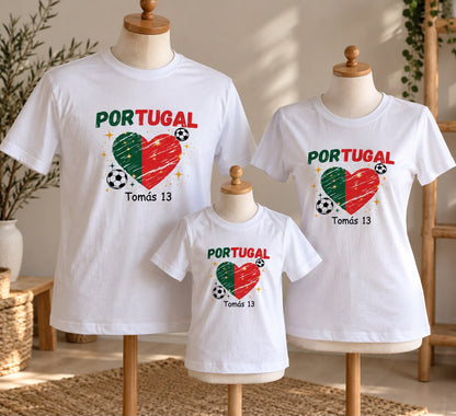 T-shirt personalizada "Portugal"